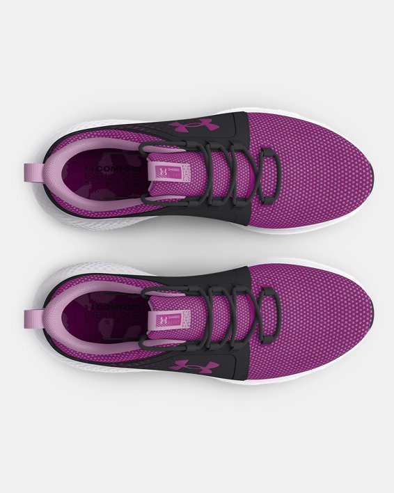 Chaussure de course UA Charged Decoy pour femme, Purple, pdpMainDesktop image number 2